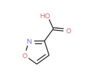 Isoxazole-3-carboxylic acid (CAS 3209-71-0) - chemical structure image
