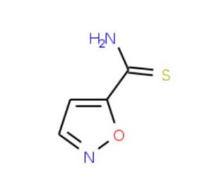 Isoxazole-5-carbothioic acid amide (CAS 175334-72-2) - chemical structure image
