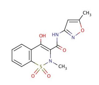 Isoxicam (CAS 34552-84-6) - chemical structure image