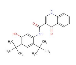 Ivacaftor (CAS 873054-44-5) - chemical structure image