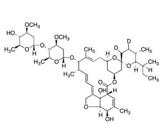 Ivermectin-d2 (CAS 70288-86-7) - chemical structure image