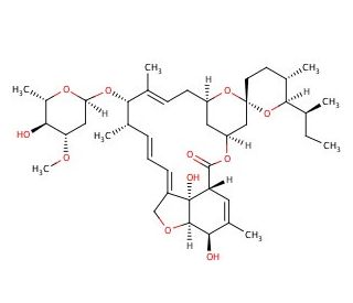 Ivermectin monosaccharide (CAS 123997-64-8) - chemical structure image
