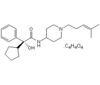 J 104129 fumarate (CAS 244277-89-2) - chemical structure image