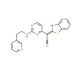 JNK Inhibitor V (CAS 345987-15-7) - chemical structure image
