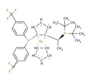 Josiphos SL-J011-1 (CAS 246231-79-8) - chemical structure image