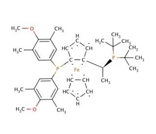 Josiphos SL-J013-1 (CAS 187733-50-2) - chemical structure image