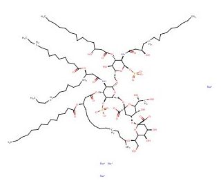 Kdo2-Lipid A (CAS 123621-04-5 (free base)) - chemical structure image