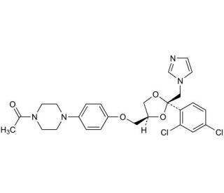 Ketoconazole (CAS 65277-42-1) - chemical structure image