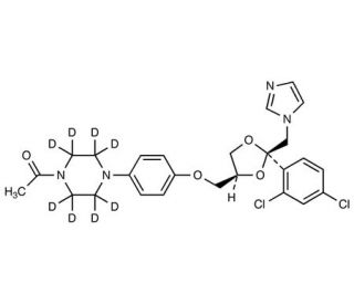 Ketoconazole-d8 (CAS 1217706-96-1) - chemical structure image