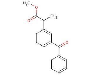 Ketoprofen Methyl Ester (CAS 47087-07-0) - chemical structure image