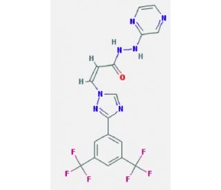 KPT 330 (CAS 1393477-72-9) - chemical structure image