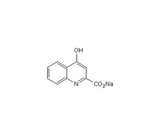 Kynurenic acid sodium salt (CAS 492-27-3) - chemical structure image