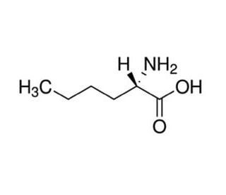 L-(&plus;)-Norleucine (CAS 327-57-1) - chemical structure image