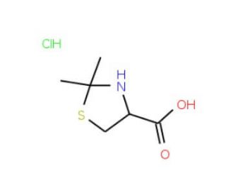 L-2,2-Dimethyl-thiaproline hydrochloride (CAS 213475-47-9) - chemical structure image