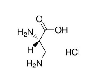 L-2,3-Diaminopropionic acid hydrochloride (CAS 1482-97-9) - chemical structure image