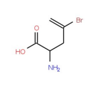 L-2-Amino-4-bromo-4-pentenoic acid (CAS 151144-96-6) - chemical structure image