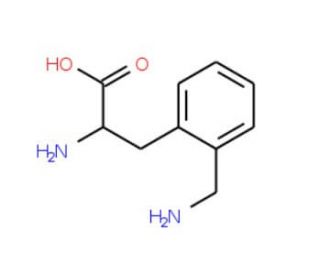 L-2-Aminomethylphenylalanine (CAS 158149-99-6) - chemical structure image