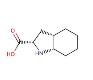 L-(2S,3aS,7aS)-Octahydroindole-2-carboxylic Acid (CAS 80875-98-5) - chemical structure image