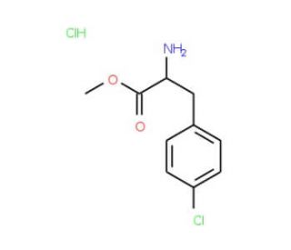 L-4-Chlorophenylalanine methyl ester hydrochloride (CAS 63024-26-0) - chemical structure image