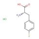 L-4-Fluorophenylalanine hydrochloride (CAS 64231-54-5) - chemical structure image