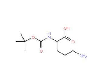 L-5-Amino-2-N-Boc-amino-pentanoic acid (CAS 21887-64-9) - chemical structure image