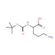 L-5-Amino-2-N-Boc-amino-pentanoic acid (CAS 21887-64-9) - chemical structure image