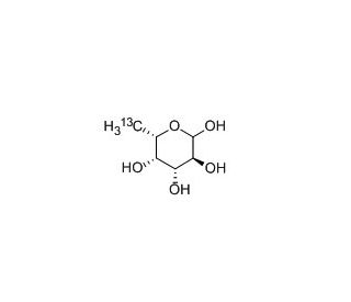 L-[6-13C]fucose (CAS 478518-51-3) - chemical structure image