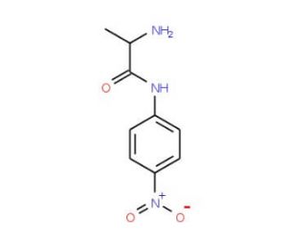 L-Alanine 4-nitroanilide (CAS 1668-13-9) - chemical structure image