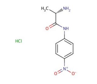 L-Alanine 4-nitroanilide hydrochloride (CAS 31796-55-1) - chemical structure image