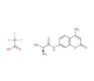 L-Alanine 7-amido-4-methylcoumarin, trifluoroacetate salt (CAS 96594-10-4) - chemical structure image