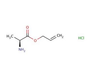 L-Alanine allyl ester hydrochloride (CAS 203799-82-0) - chemical structure image