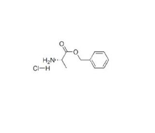 L-Alanine benzyl ester hydrochloride (CAS 5557-83-5) - chemical structure image