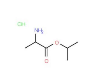L-Alanine isopropyl ester hydrochloride (CAS 39825-33-7 (non-salt)) - chemical structure image