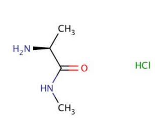 L-Alanine methylamide hydrochloride (CAS 61275-22-7) - chemical structure image