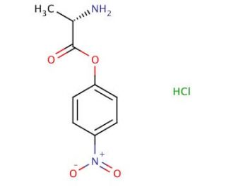 L-Alanine p-nitrophenyl ester hydrochloride (CAS 17463-53-5) - chemical structure image