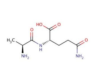 L-alanyl-L-glutamine (CAS 39537-23-0) - chemical structure image