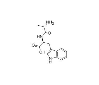 L-Alanyl-L-tryptophan (CAS 16305-75-2) - chemical structure image