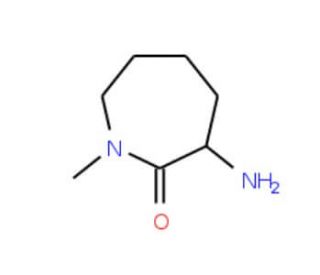 L-alpha-Amino-omega-methyl-1-caprolactam (CAS 209983-96-0) - chemical structure image