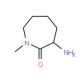 L-alpha-Amino-omega-methyl-1-caprolactam (CAS 209983-96-0) - chemical structure image