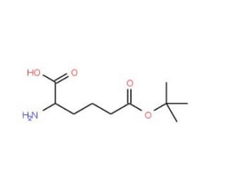 L-alpha-Aminoadipic acid delta-tert-butyl ester (CAS 201354-26-9) - chemical structure image
