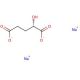 L-α-Hydroxyglutaric acid disodium salt (CAS 63512-50-5) - chemical structure image