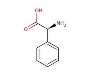 L-(&plus;)-&alpha;-Phenylglycine (CAS 2935-35-5) - chemical structure image