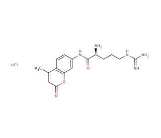 L-Arginine-7-amido-4-methylcoumarin hydrochloride (CAS 69304-16-1) - chemical structure image