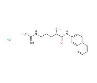L-Arginine &beta;-naphthylamide hydrochloride (CAS 18905-73-2) - chemical structure image