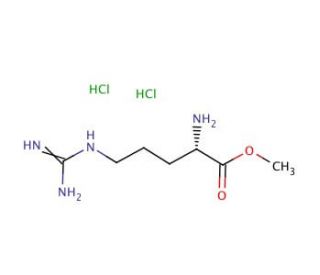 L-Arginine methyl ester dihydrochloride (CAS 26340-89-6) - chemical structure image