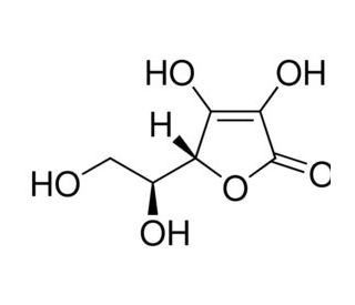 L-Ascorbic acid, cell culture (CAS 50-81-7) - chemical structure image