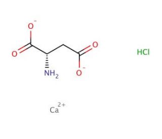 L-Aspartic Acid Calcium Salt Hydrochloride - chemical structure image