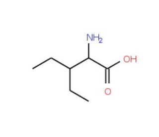 L-&beta;,&beta;-Diethylalanine (CAS 14328-49-5) - chemical structure image
