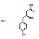 L-beta-Homotyrosine hydrochloride (CAS 336182-13-9) - chemical structure image