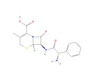 L-Cephalexin (CAS 34632-04-7) - chemical structure image